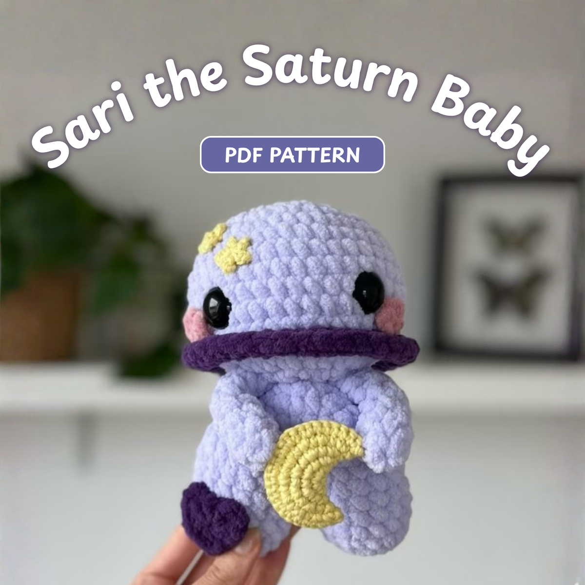 Sari the Saturn Baby Amigurumi Crochet Pattern