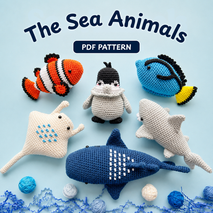 Sea Animals Vol. 1 Crochet Pattern