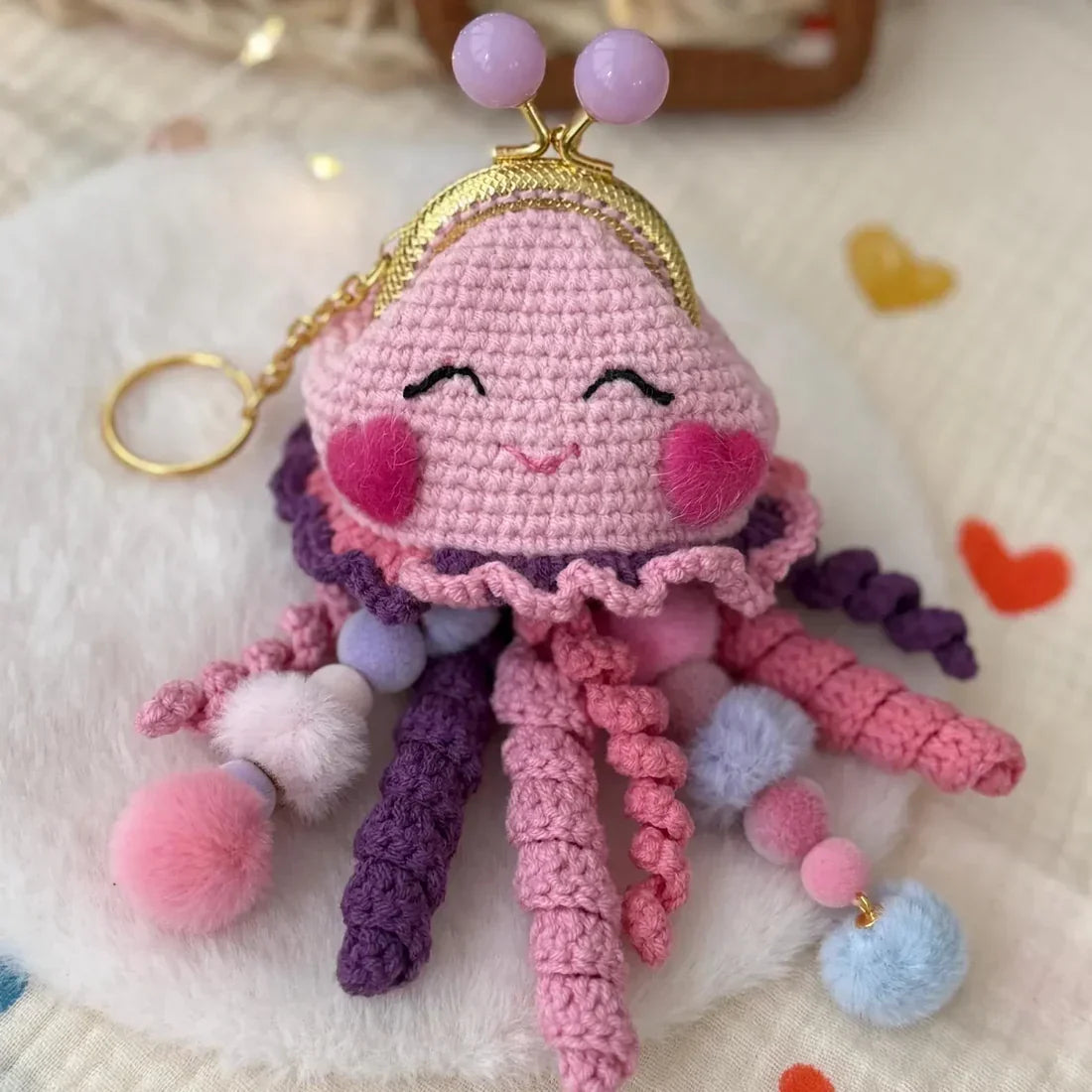 7 in 1 Wallets Keychain Crochet Pattern