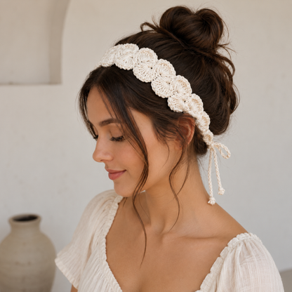 Crochet Shell Summer Headband Pattern