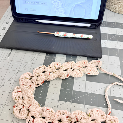 Crochet Shell Summer Headband Pattern