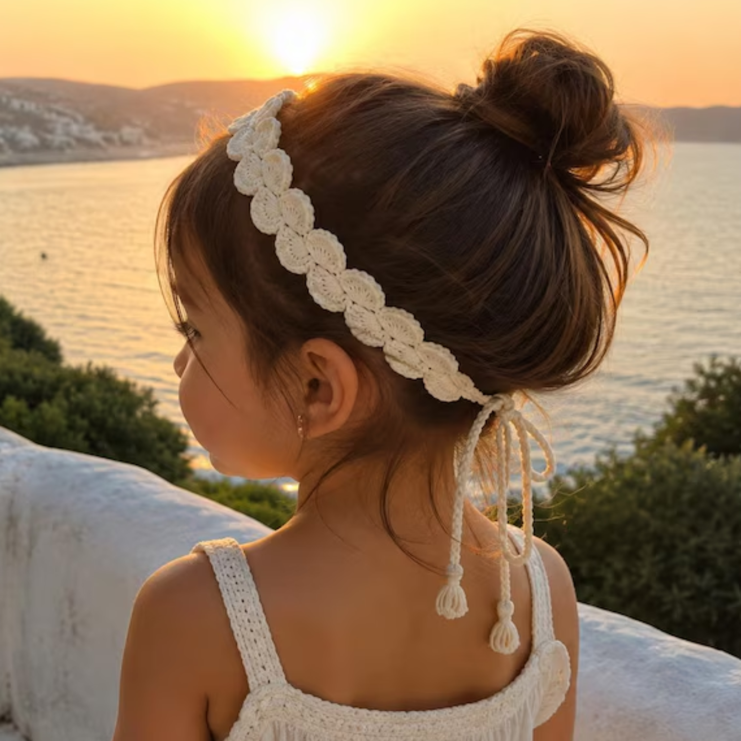 Crochet Shell Summer Headband Pattern