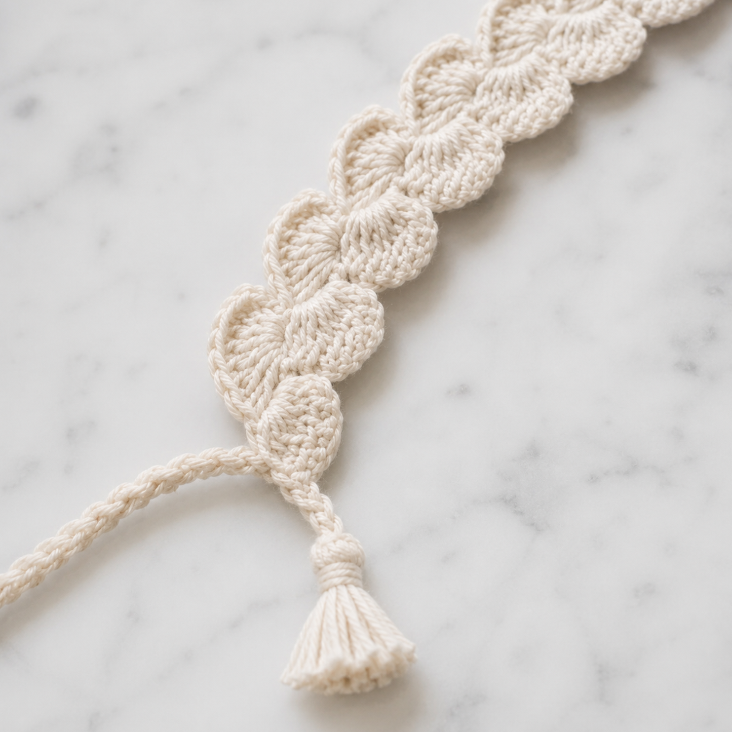 Crochet Shell Summer Headband Pattern