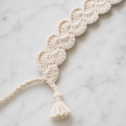 Crochet Shell Summer Headband Pattern