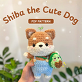 Shiba Dog Crochet Pattern PDF