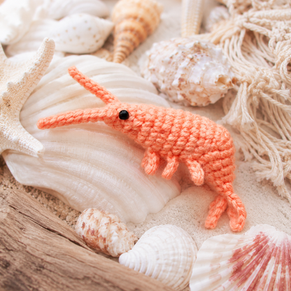 Shrimp Amigurumi Crochet Pattern