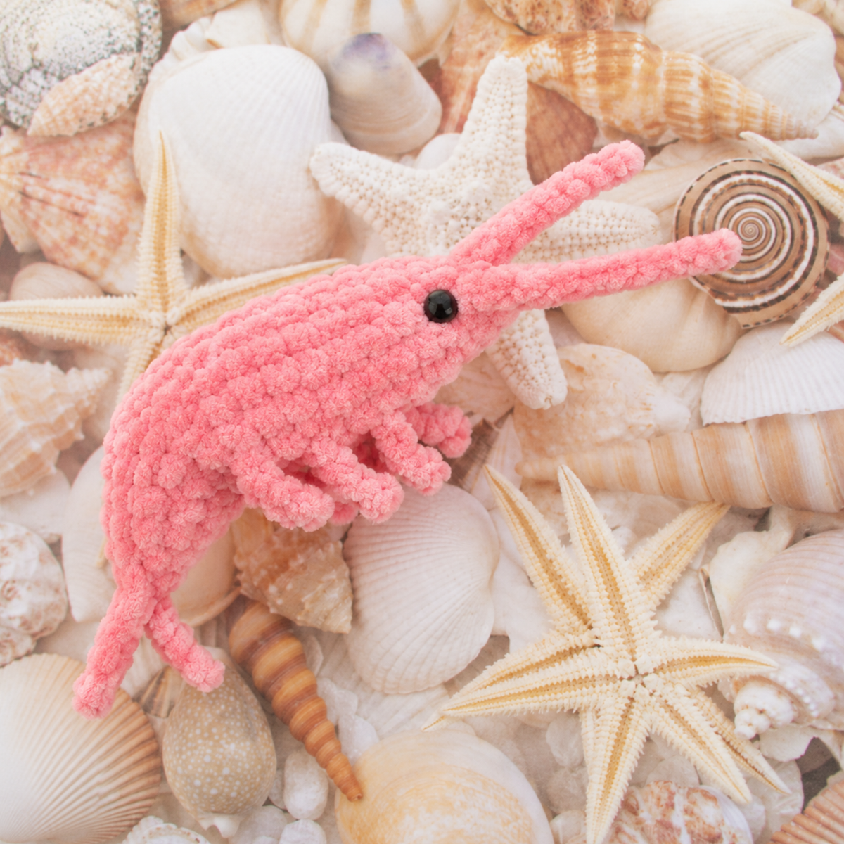 Shrimp Amigurumi Crochet Pattern