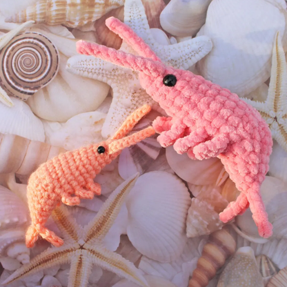 Shrimp Amigurumi Crochet Pattern