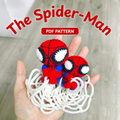 Superhero Keychain & Hanging Amigurumi Crochet Pattern PDF