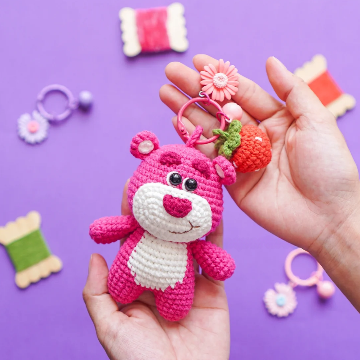 Strawberry Bear Crochet Pattern