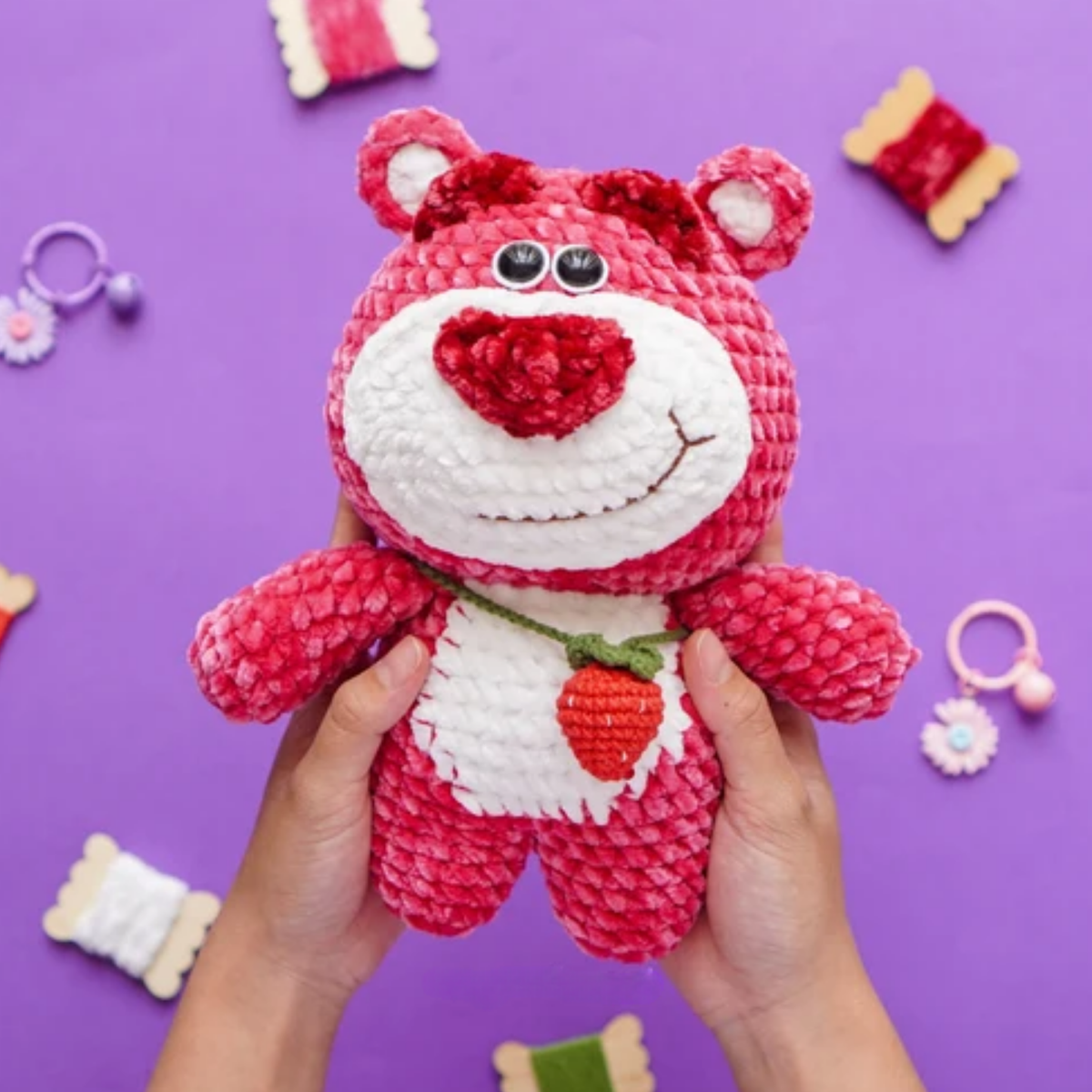 Strawberry Bear Crochet Pattern