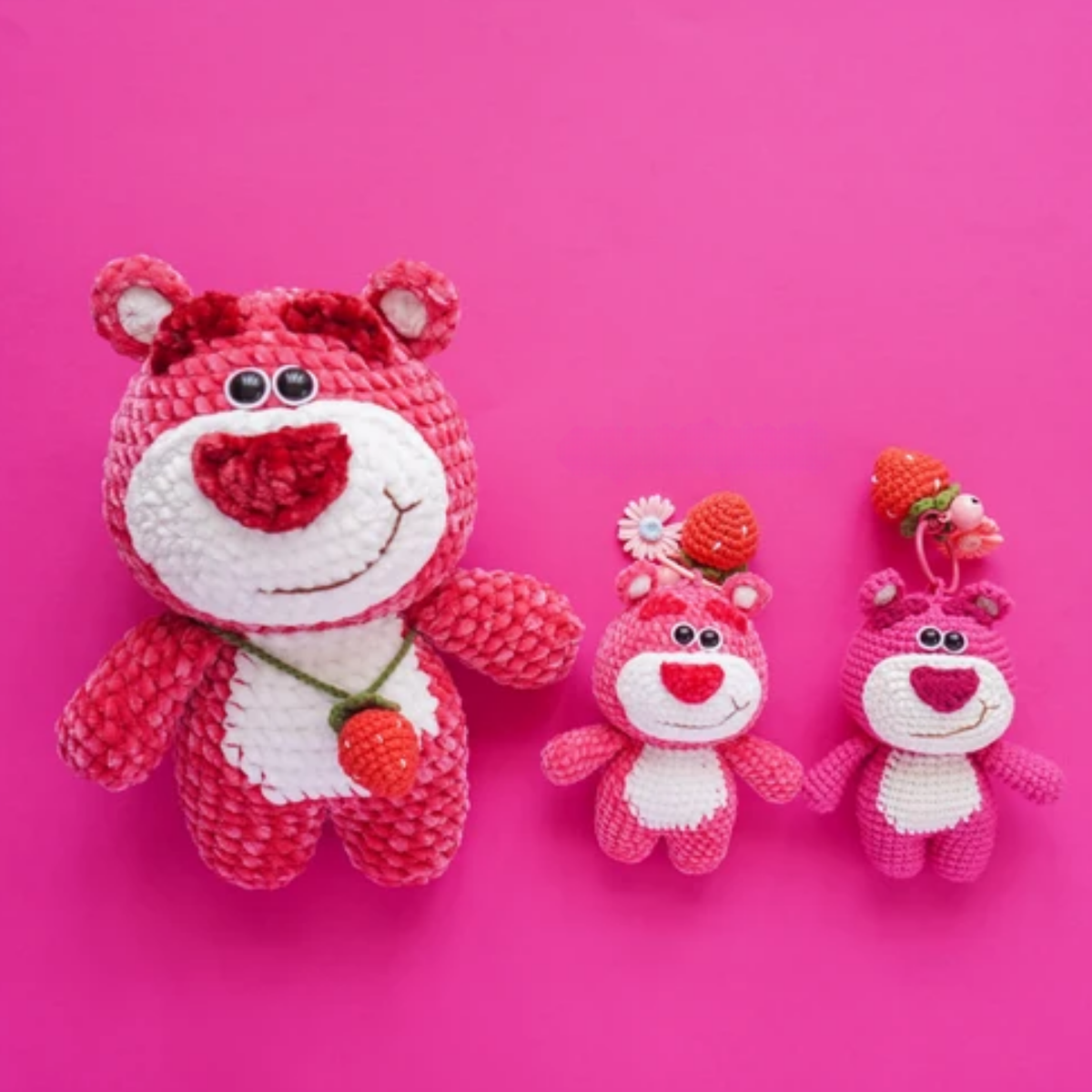 Strawberry Bear Crochet Pattern