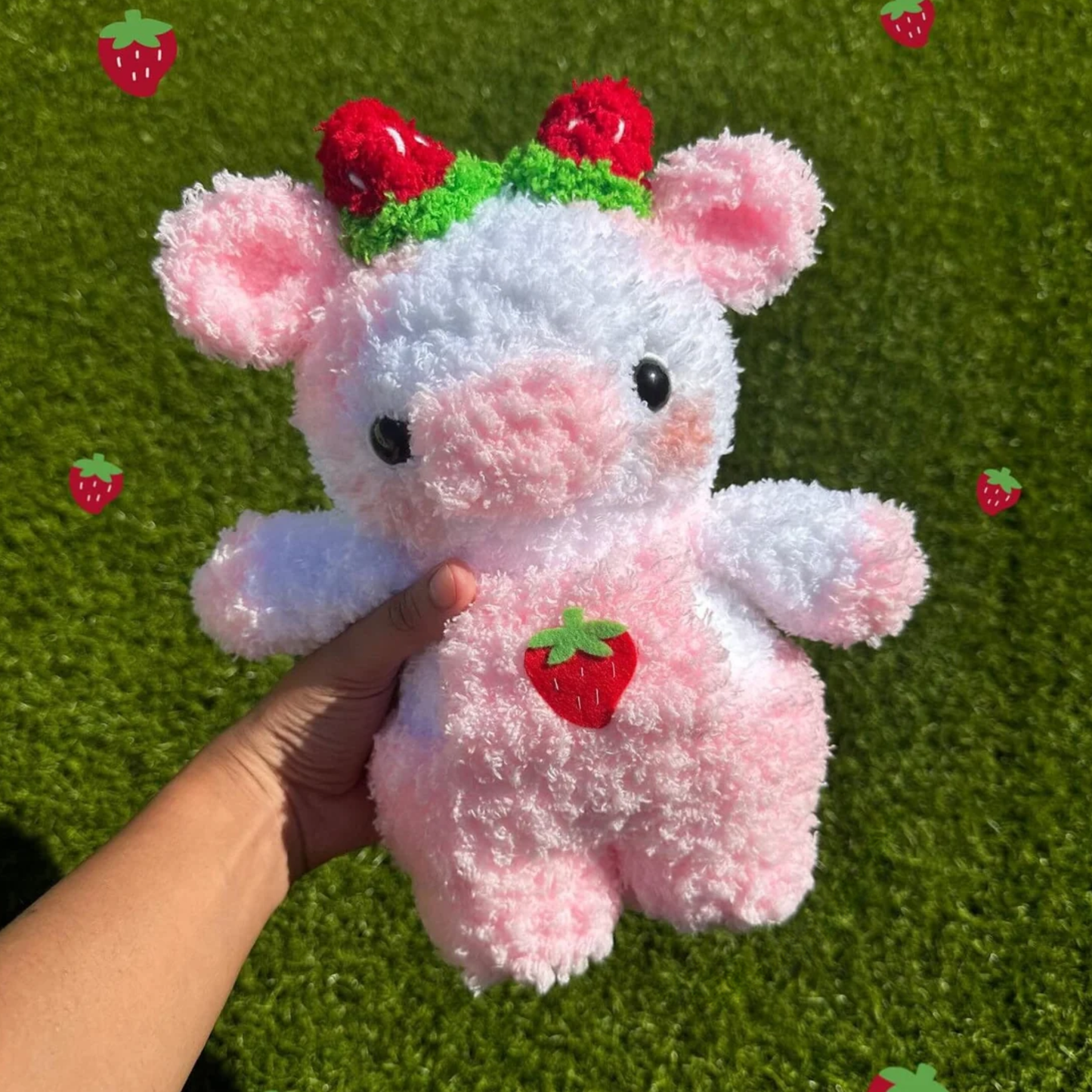 Crochet Cherry Cows Mod Pattern (2 Variants)