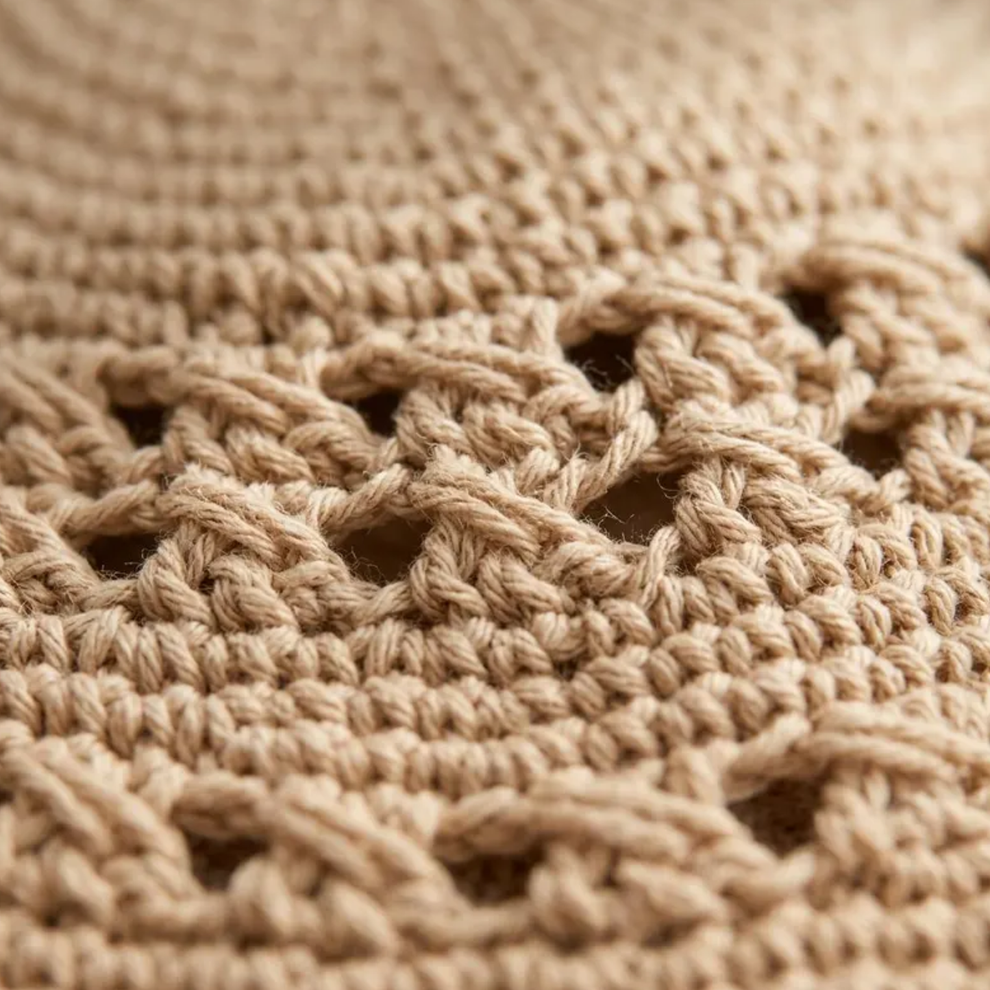 Crossed Lace Sun Summer Hat Crochet Pattern