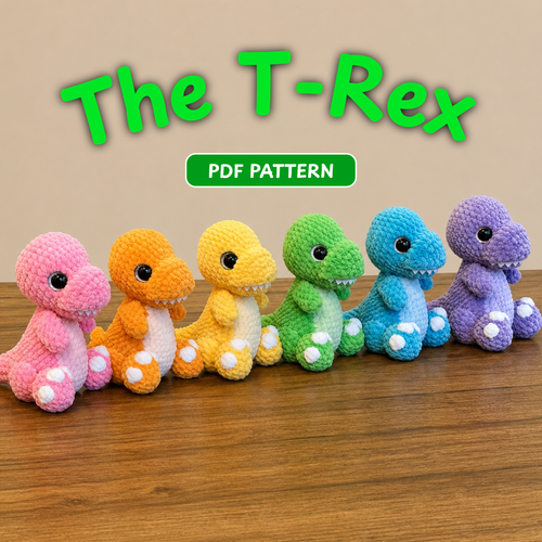 Crochet Chomper the T-Rex Pattern