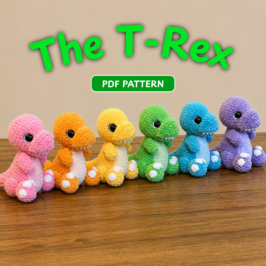 Crochet Chomper the T-Rex Pattern