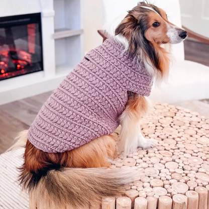 Top Down Dog Sweater Crochet Pattern