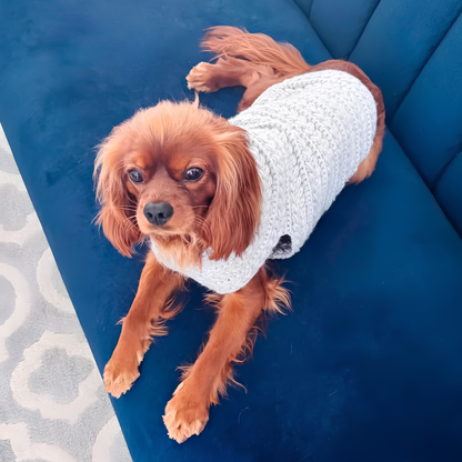 Top Down Dog Sweater Crochet Pattern
