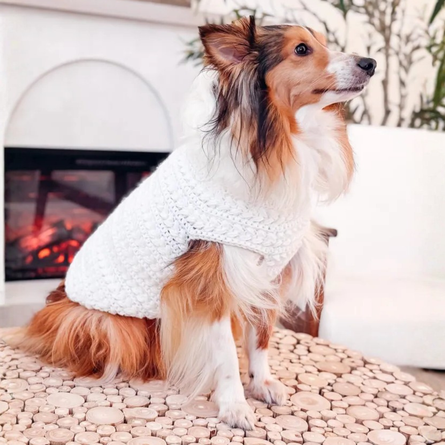 Top Down Dog Sweater Crochet Pattern