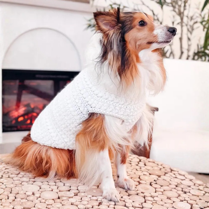 Top Down Dog Sweater Crochet Pattern