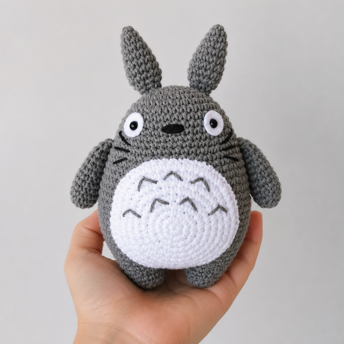 Totoro Amigurumi Crochet Pattern