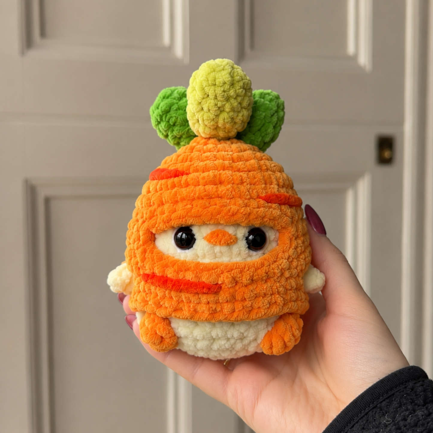 Crochet Easter Chick Outfit Pattern Trio (Bunny, Carrot, Cracked Egg)