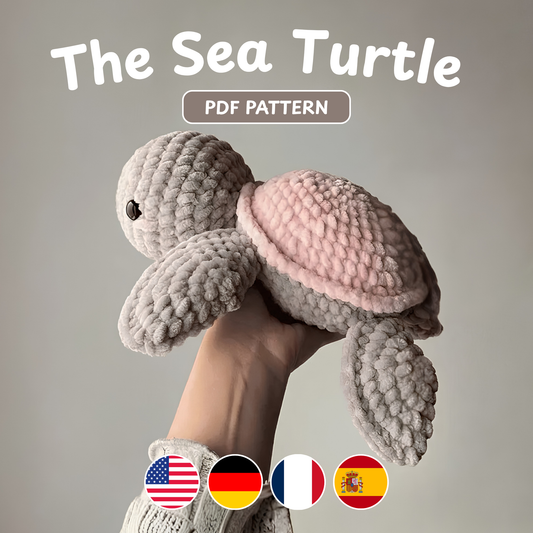 Turtle Crochet Pattern | Amigurumi Plush Toy