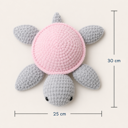 Turtle Crochet Pattern | Amigurumi Plush Toy